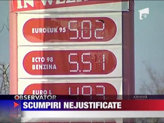 Scumpiri nejustificate la benzinarii
