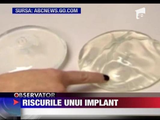 Implanturile mamare pot provoca o forma rara de cancer