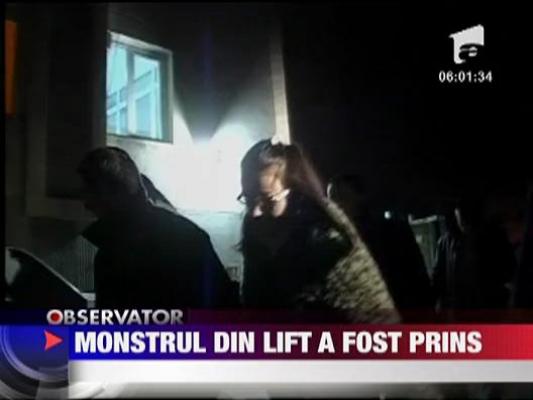 Violatorul din lift a fost prins