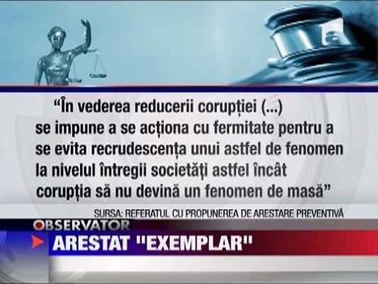 Constantin Nicolescu, arestat "exemplar"