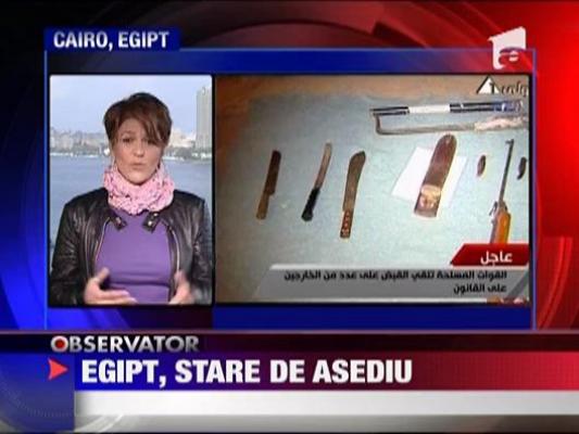 Stare de asediu in Egipt