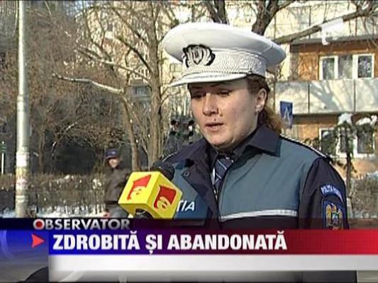 IMAGINI SOCANTE! A spulberat o femeie pe trecerea de pietoni si a fugit