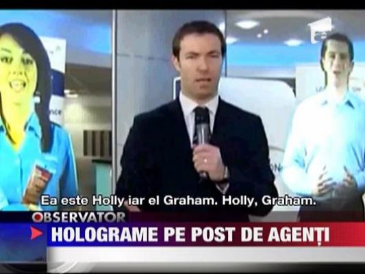 Holograme pe post de agenti pe aeroporturi
