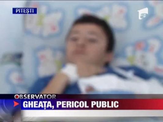 Gheata, pericol public