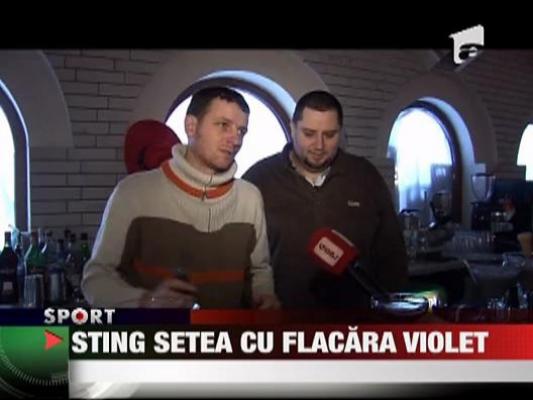 Banatenii vor sa-si stinga setea cu flacara violet