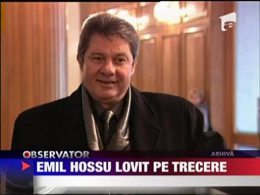 Emil Hossu a fost lovit pe trecerea de pietoni