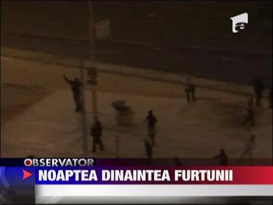 Imagini socante! Cairo, noaptea dinaintea furtunii