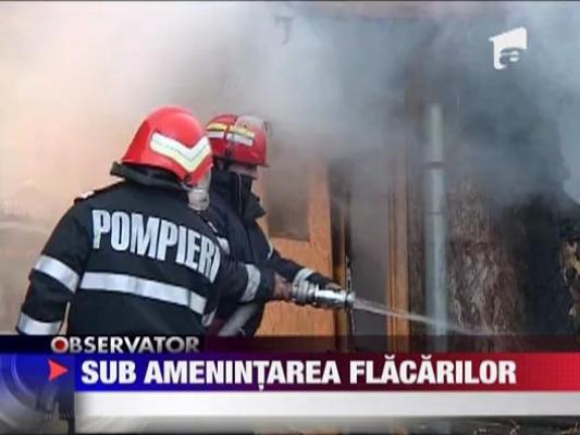 Flacari amenintatoare in Eforie Nord