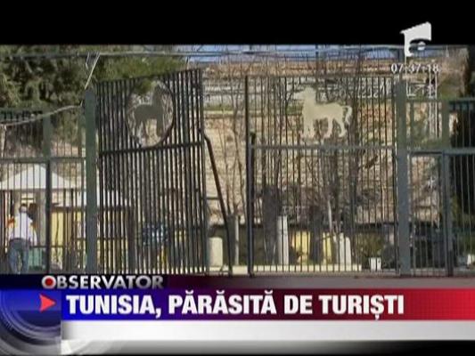 Revolta populara din Tunisia i-a pus pe fuga pe turisti
