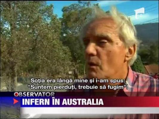 Flacarile transforma Australia in Infern