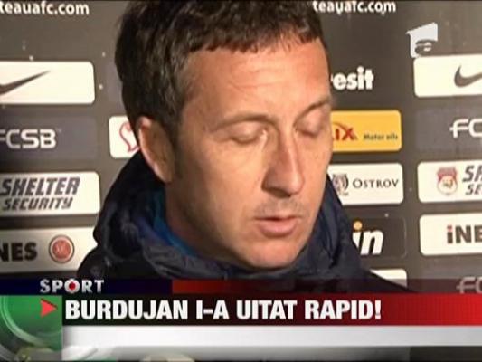 Burdujan i-a uitat "Rapid"!