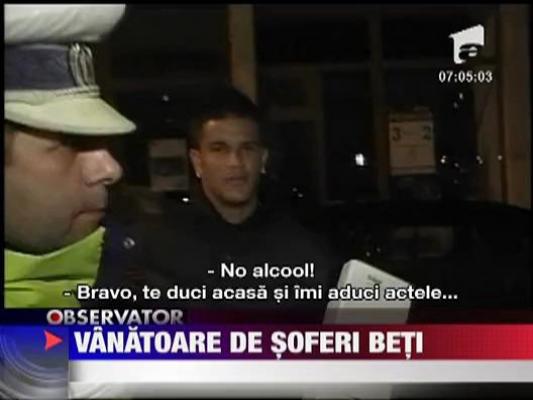 Vanatoare de soferi beti in Cluj