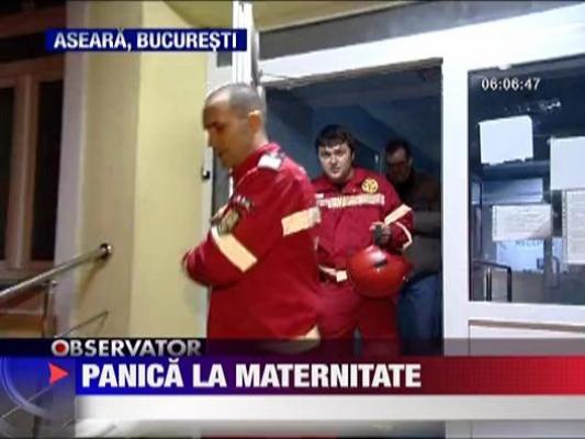Panica la Maternitatea Filantropia din Bucuresti
