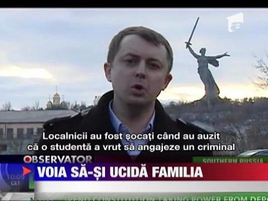 O adolescenta de 19 ani a pus la cale moartea propriei familii