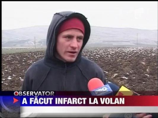 Un bolnav de inima a facut infarct la volan