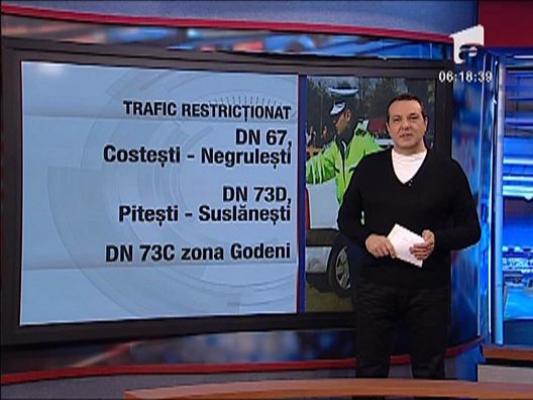 Trafic restrictionat pe DN 67