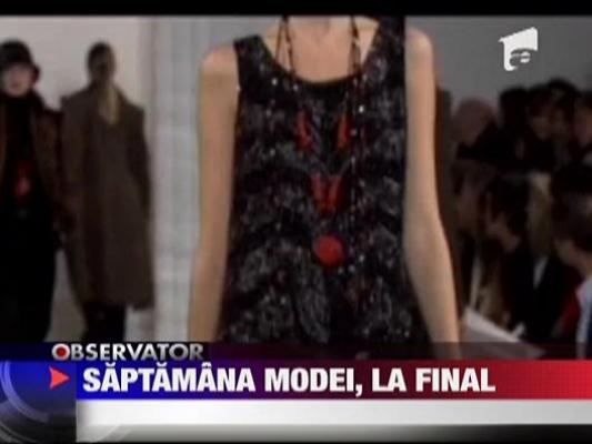 Saptamana modei de la New York, la final