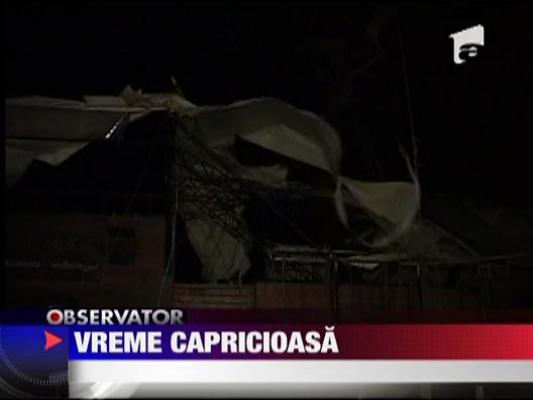 Zapada si furtunile le fac probleme romanilor