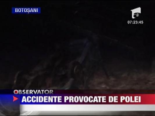 Accidente provocate de polei