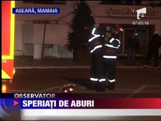 Alarma falsa de incendiu la hotelul ars ieri in Mamaia