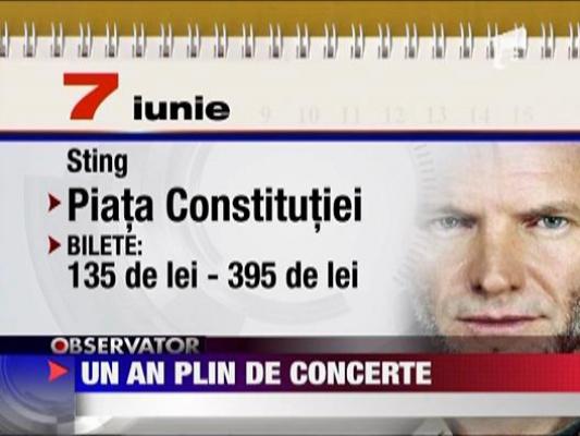 Un an plin de concerte