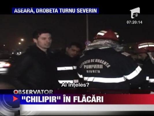 Masina facuta scrum in Mehedinti