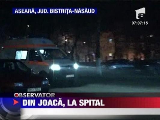 A cazut din autocar, din mers