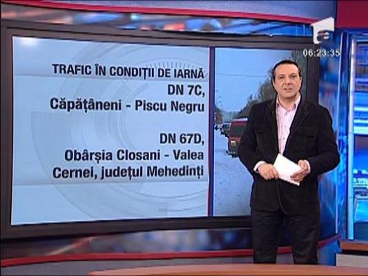 Trafic in conditii de iarna