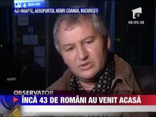 Inca 43 de romani au venit acasa din Libia