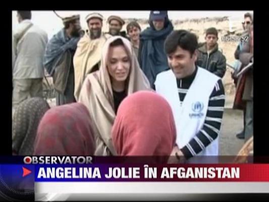 Angelina Jolie a facut o vizita in Afganistan