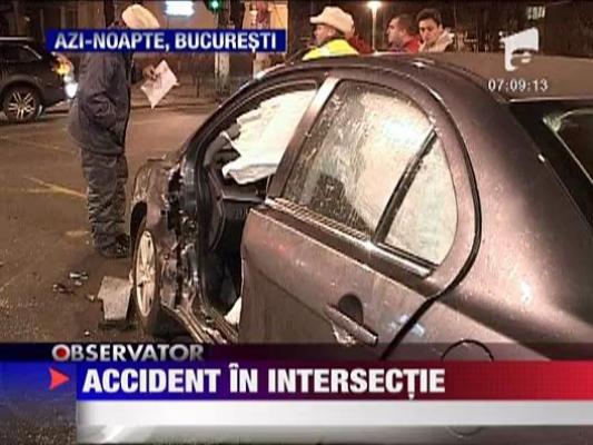 Accident in intersectie