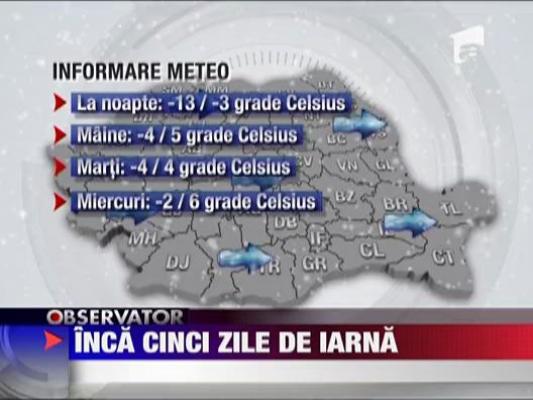 Inca 5 zile de iarna