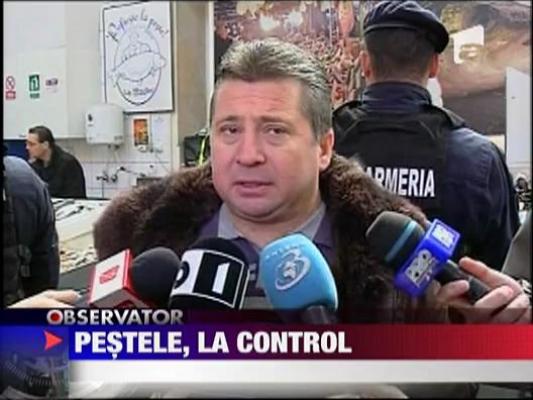 Razie in Piata Obor din Capitala