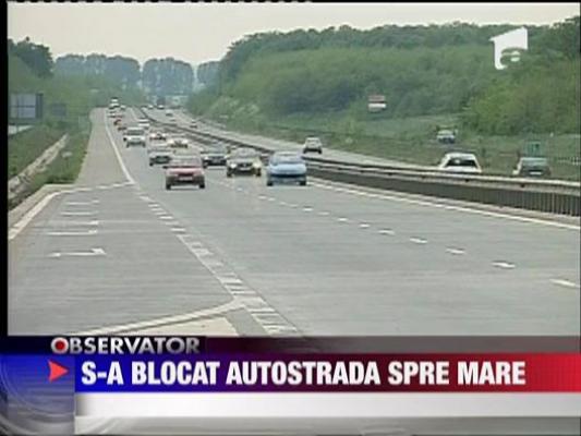 S-a blocat autostrada spre mare