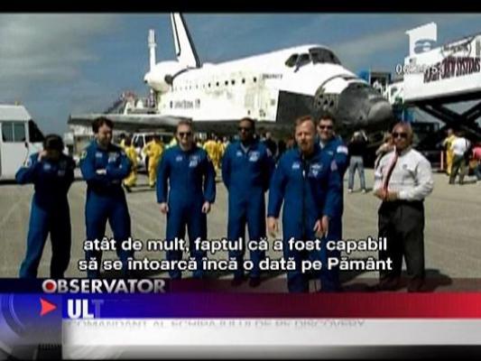 Naveta Discovery s-a intors din ultima misiune