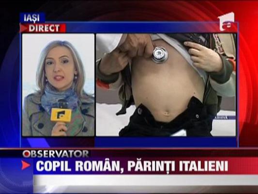 Doi italieni, opriti la granita cu un copil roman