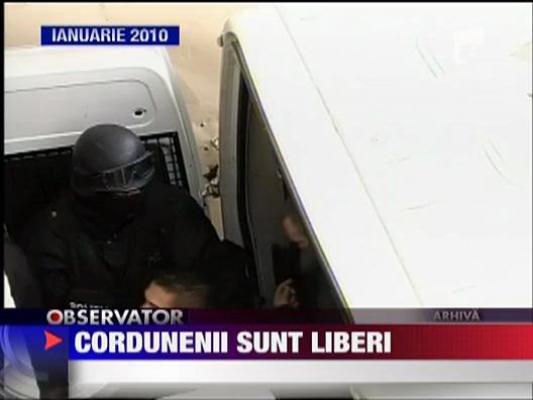 Cordunenii sunt liberi