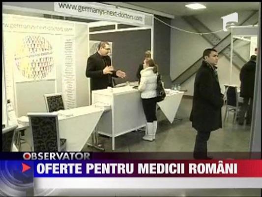 Oferte de munca pentru medicii romani