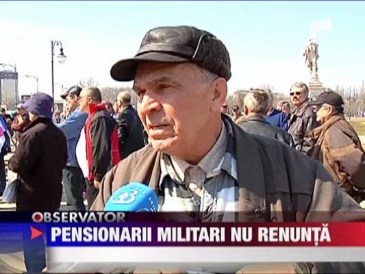 Rezervistii au iesit in strada