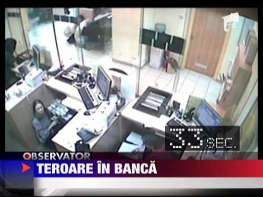 IMAGINI SOCANTE! Teroare la banca