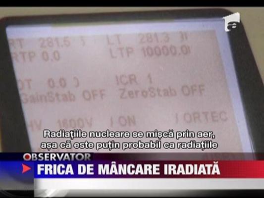 Frica de mancare iradiata