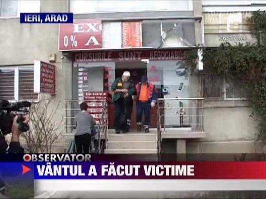 Vremea furtunoasa a facut victime la Arad