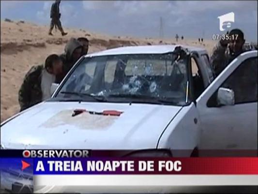 A treia noapte de foc in Libia