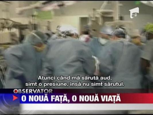 Primul transplant total de fata din SUA