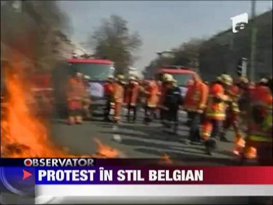 Protest in stil belgian