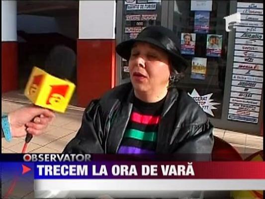 Trecem la ora de vara