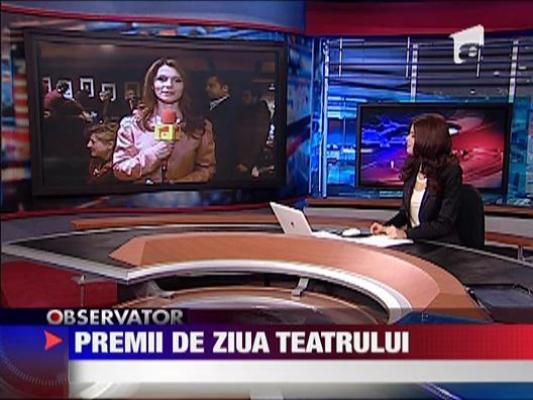 Premii de  Ziua Mondiala a Teatrului