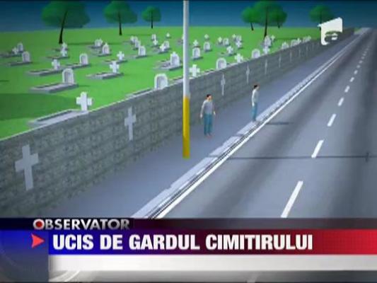 UPDATE / Ucis de gardul cimitirului