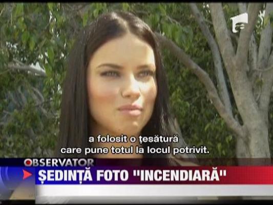 Sedinta foto "Incendiara" la in lenjerie intima