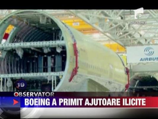 Boeing, ajutata ilegal de guvernul SUA